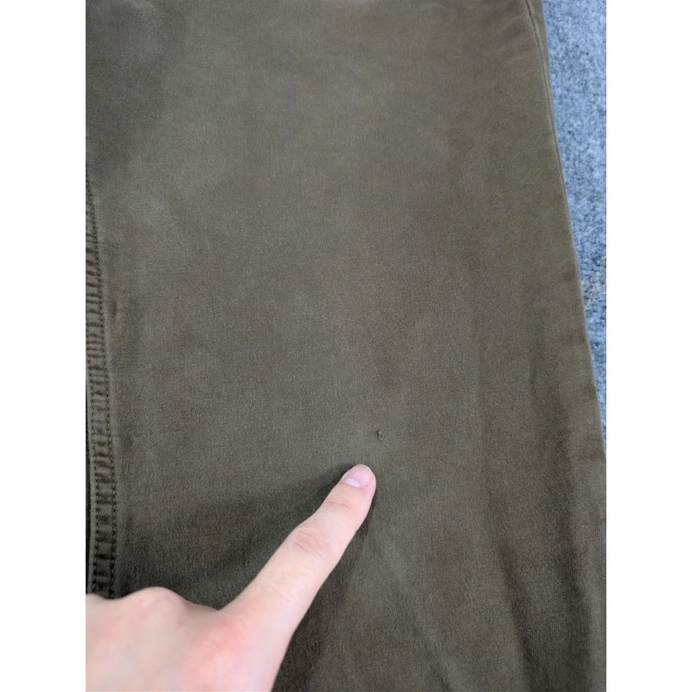 Banana Republic Traveler Cotton Brown Olive Pants Trousers Mens 36x32 Slim Chino